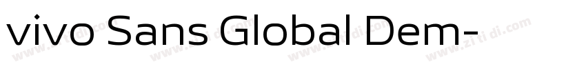 vivo Sans Global Dem字体转换 vivo Sans Global Dem字体转换